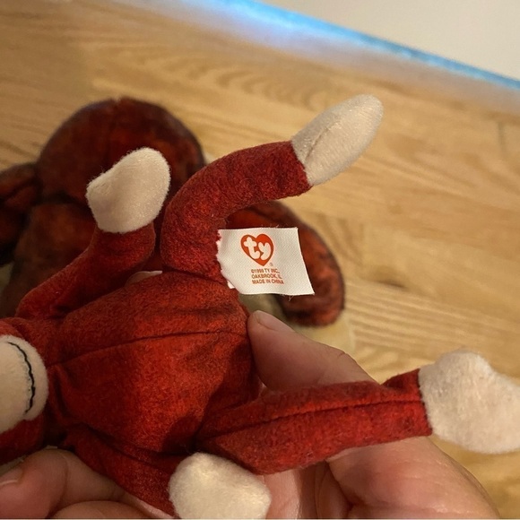 TY Beanie Baby Schweetheart Red Monkey Plush Stuffed Animal Orangutan Bundle Lot - Picture 7 of 7